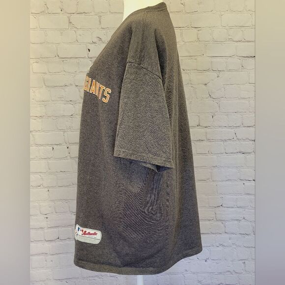MAJESTIC Authentic SF GiantsโGray T Shirt Men's SZ L - Picture 3 of 6